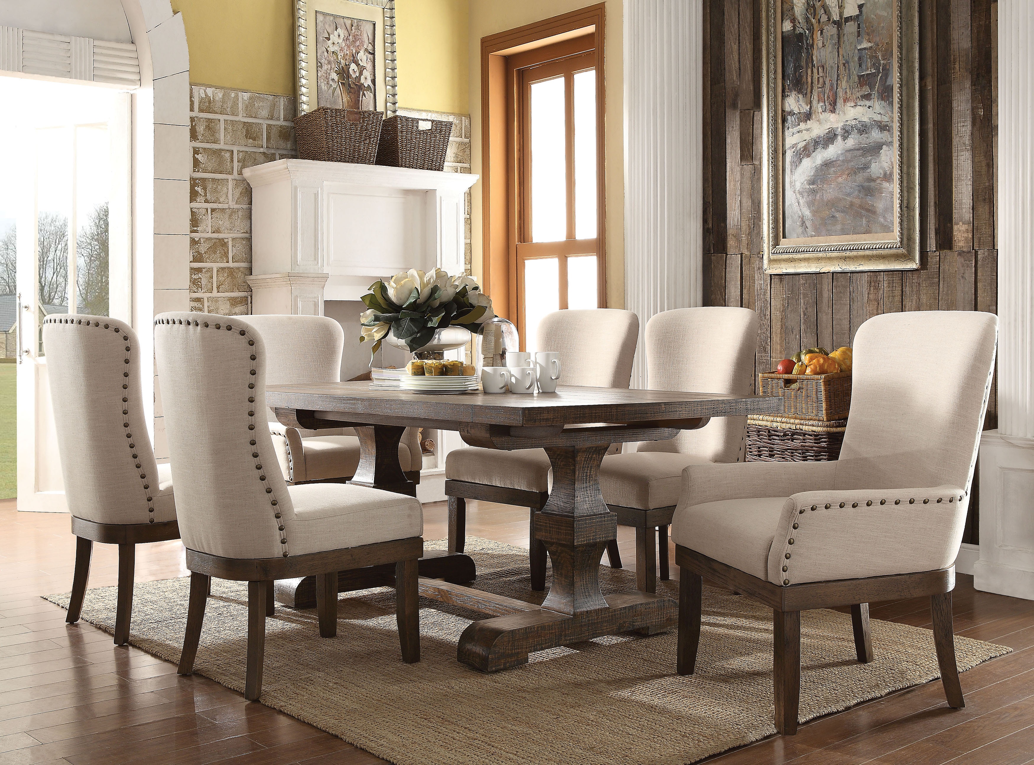 Acme Furniture Casual Dining Landon Dining Table 60737 - Leon